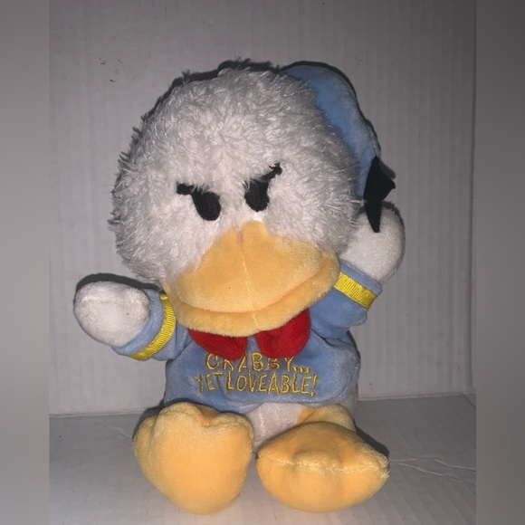 Disney Other - Disney Plush Duck with Blue and Yellow Accents “Crabby but love-able”